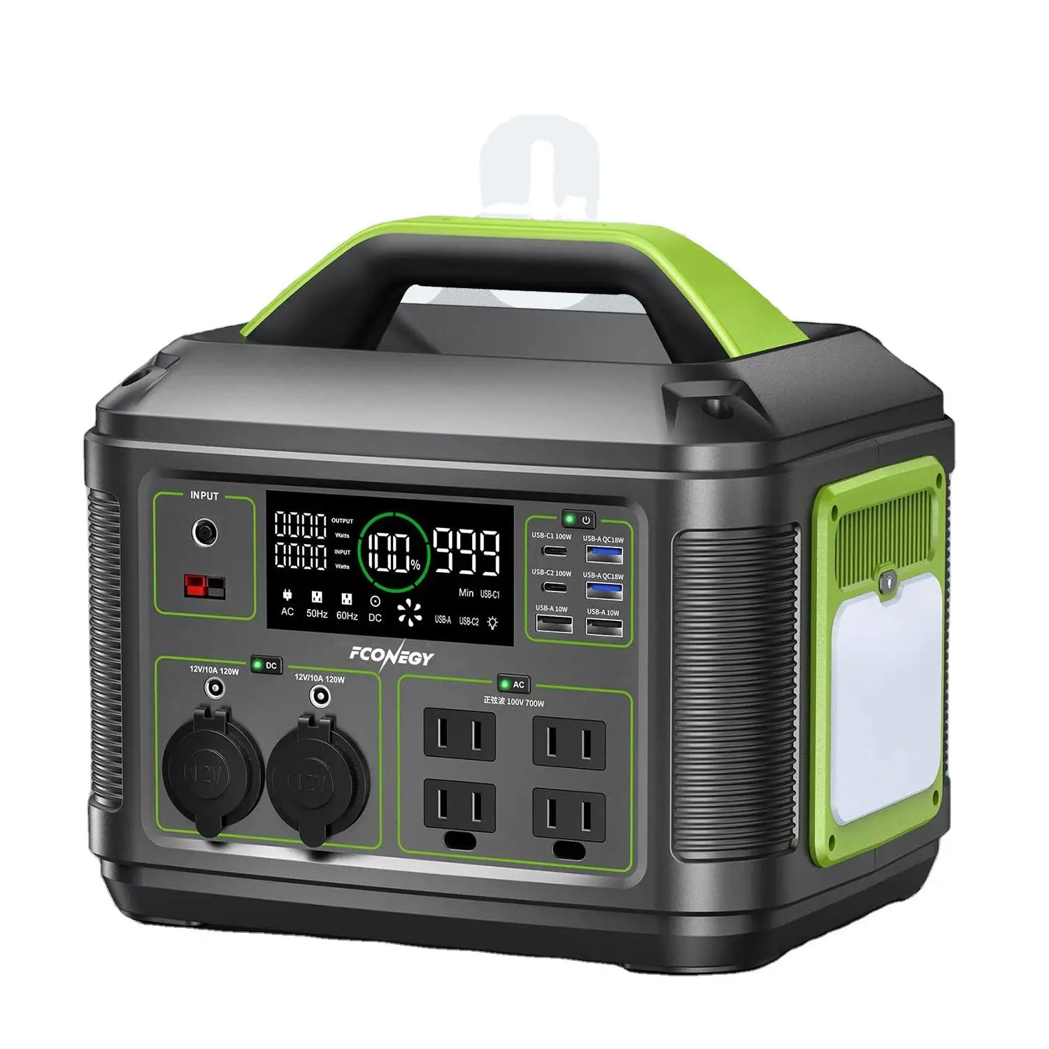 

Portable Power Station For Home Use Factory Direct Sales 600w AC DC Emergency Waterproof Solar Generator