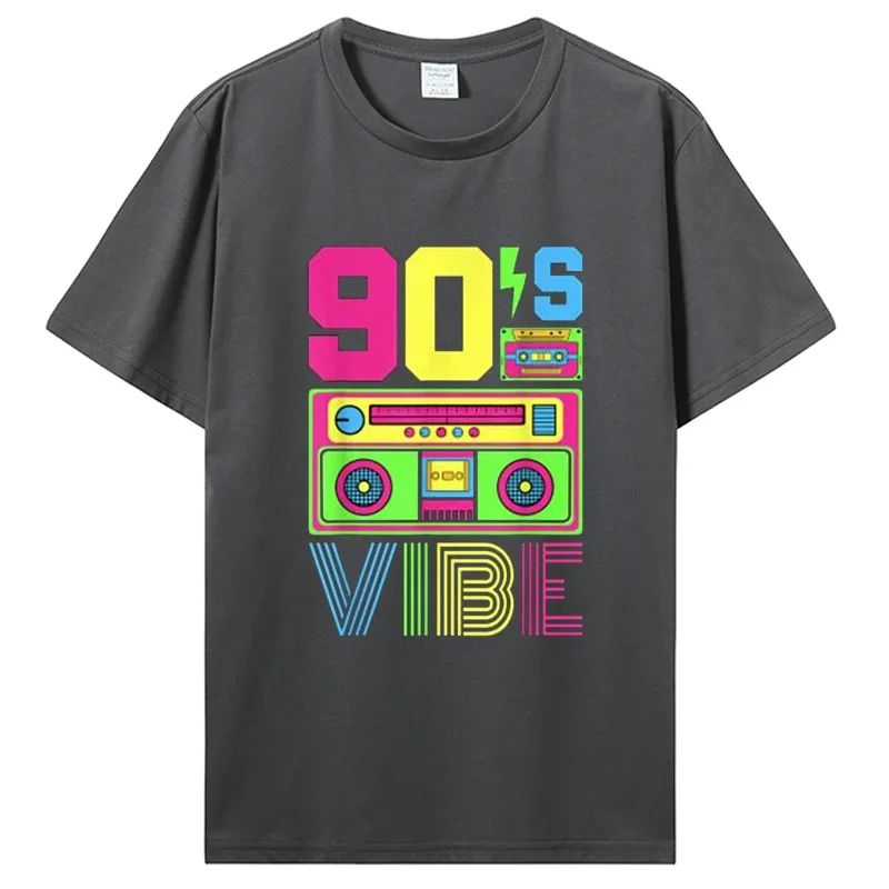 90-х Vibe 1990 Стиль Мода 90 тема наряд Nineties костюм футболка Забавный Графический Топ
