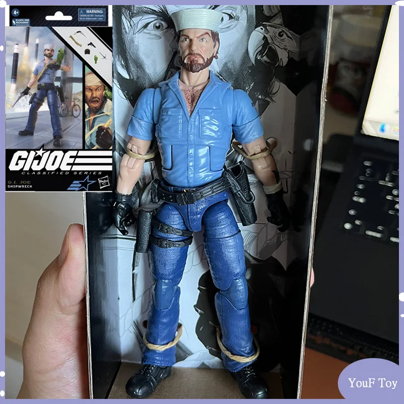 

Original G.i. Joe Classified Series Action Figure Gi Joe Shipwreck Anime Figures Figurine Statue Model Doll Collectible Toy Gift