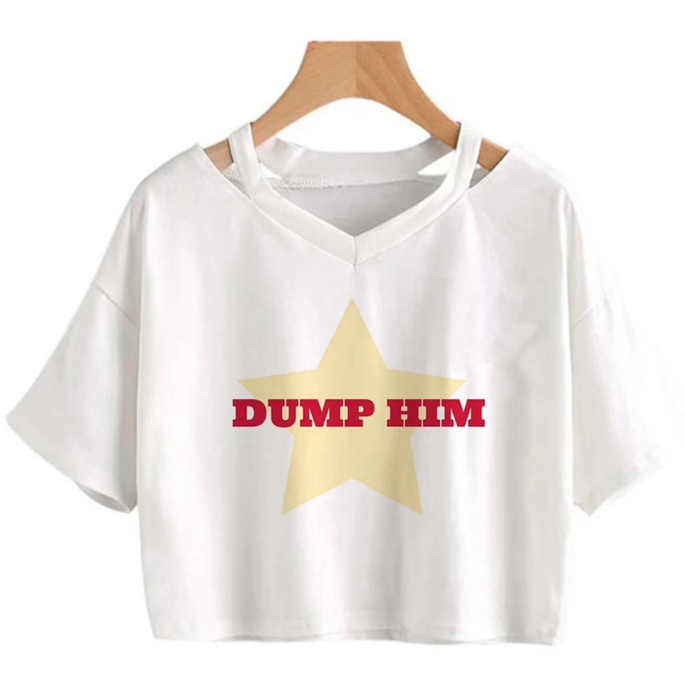 

Женский укороченный топ в стиле хиппи 90-х с волшебным принтом