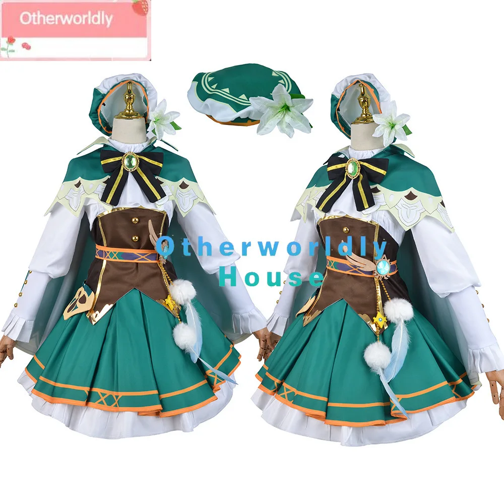 Genshin Impact Venti костюм для косплея аниме китайский стиль костюмы на Хэллоуин игры