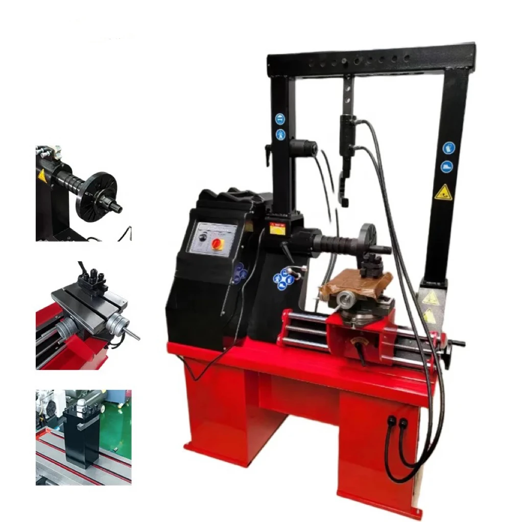 HC-895 Автоматическая машина для выпрямления обода с краном Ремонт Токарный станок