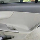 Мягкая кожаная накладка на дверную панель для Toyota Corolla 2007 2008 2009 2010 2011 2012 2013, накладка на внутреннюю дверь автомобиля, наклейка, отделка