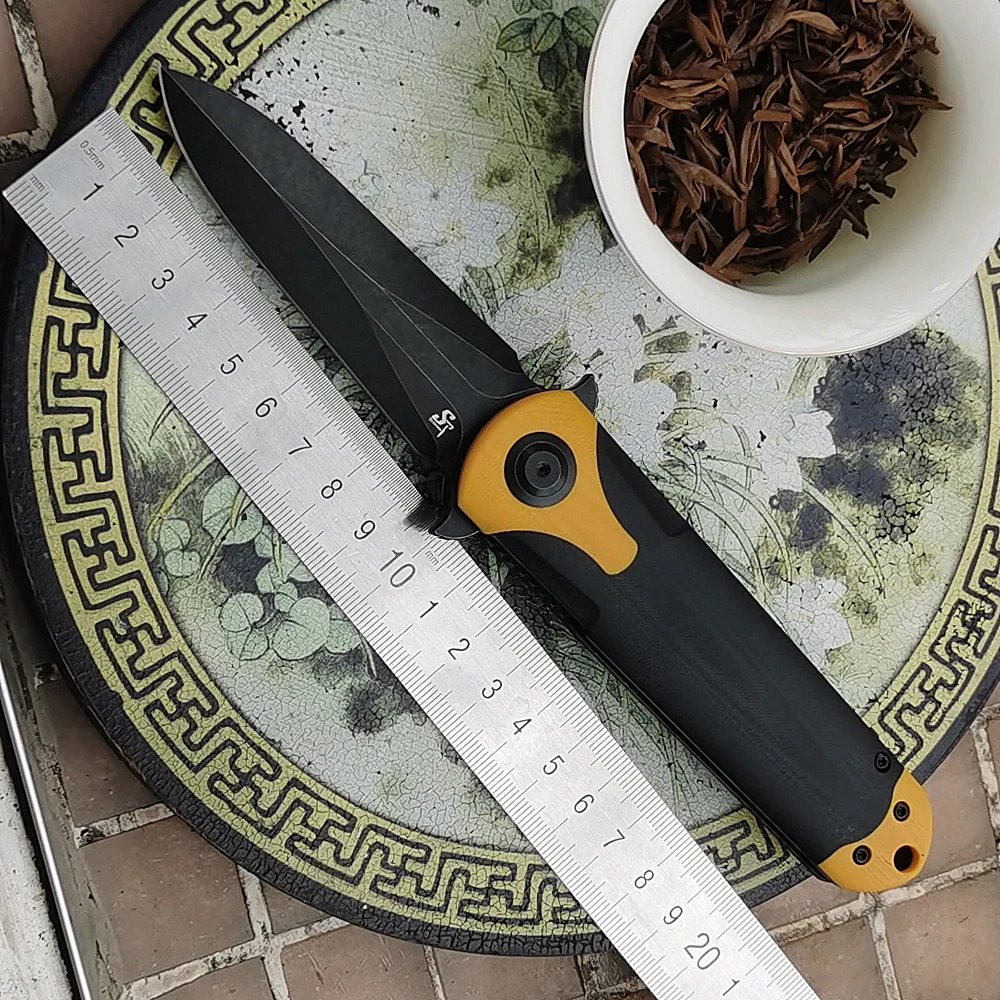 

Керамический шариковый подшипник из стали DC53, ST158, G10, для кемпинга, охоты, выживания, тактический инструмент для повседневного использования, Универсальный складной нож