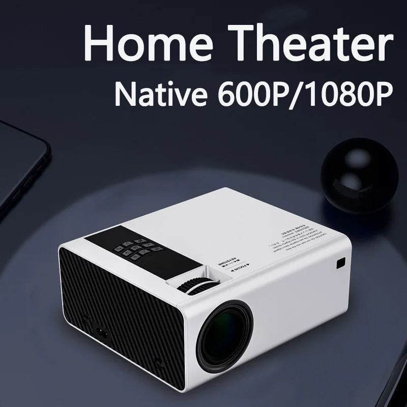 

Mini LED Projector Home Theater Native 600P 1080P 180 ANSI Lumen Full HD Home Cinema Beamer for Smart Phone PS5 PS4 Computer