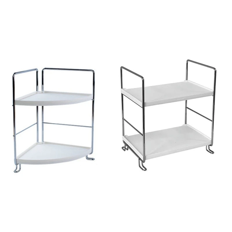 

Double Layer Desktop Shelf Perfume Storage Rack Cosmetics Corner Finishing Home Decoration Aromatherap Storage Shelf