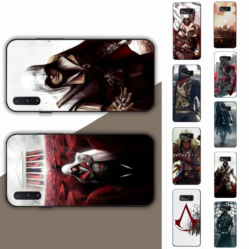 

MINISO A-Assassins Game Phone Case for Samsung Note 5 7 8 9 10 20 pro plus lite ultra A21 12 72
