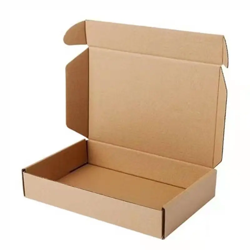 

Custom brown kraft carton box karton packaging corrugated cardboard boxes for packing e-commerce shipping small boxes for packi