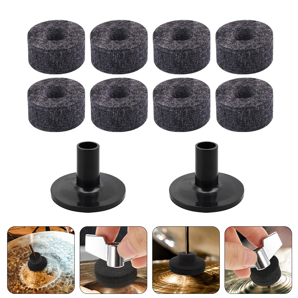 

Washer Drum Cymbal Felt Pads Hat Accessories Instrument Supplies Replacement Stand Sleeves Kit
