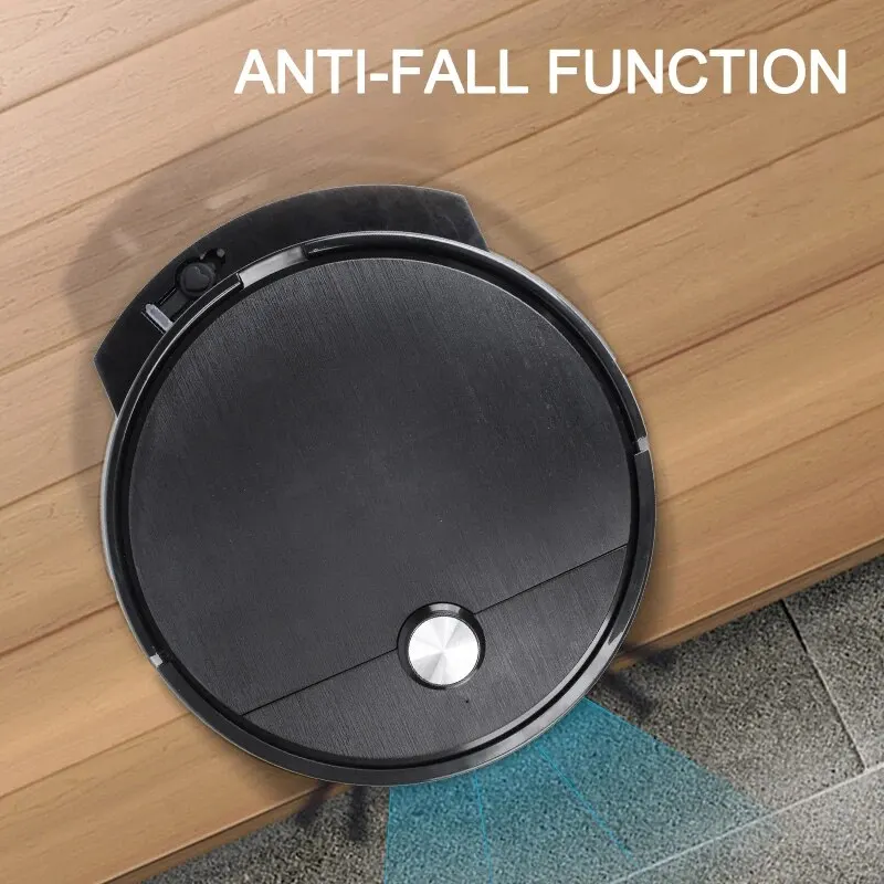 Умный Вакуумный Робот Для Подметания Полов С УФ-лампой Защита От Падения