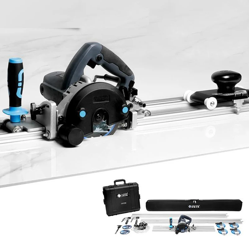 

Портативная вертикальная машина для резки под углом 45 градусов с направляющей для широкоформатной керамической плитки мрамора 220 В