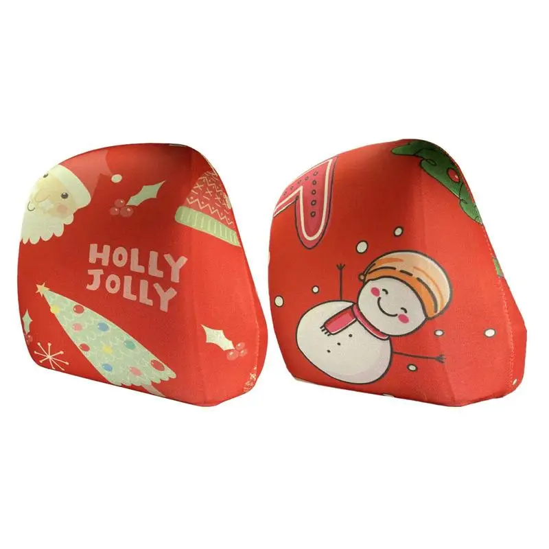 

Christmas Car Seat Headrest Cover Bucket Seat And Bench Seat Protectors Fit Set Vehicle Seat Cover For Most Car Seat Accessorie