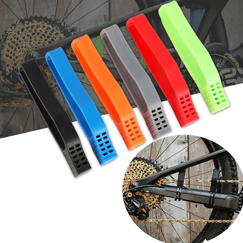 

2pcs Rubber Bike Chain Protective Cover Frame Bicycle Chain Chainstay Guard Pad