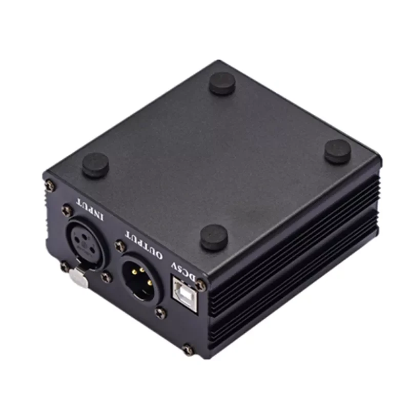 

Phantom Power Adapter XLR Cable For Condenser Microphone Studio Recording Phantom Power For BM 800 Condenser Mic