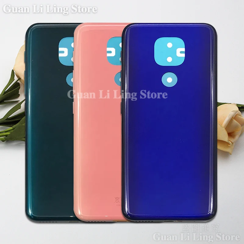 

10 шт., задняя крышка батарейного отсека для Motorola Moto G9 / G9 Play