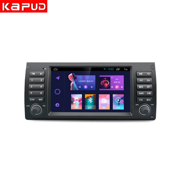 Kapud 8" Android 11 Car Multimedia Radio Player For Bmw X5 E53 2000-2007 CarPlay AUTO SWC Navigation 4G GPS BT Wifi DSP 6