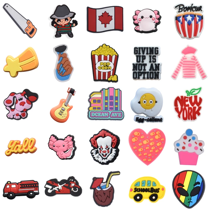 

Kids Boy Gifts Men Para Pins Wholesale Bulk Packs Decorations for Crocs Girl Women Charm Set Jeans Shoes Accessories Shoe Charms