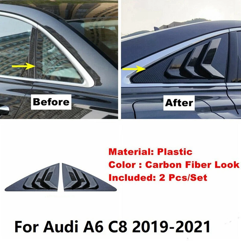 

2 шт., воланы для заднего стекла A6 C8 Sedan 2019-2021