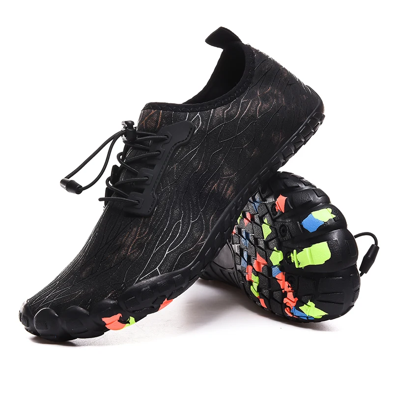 

022 New Men Aqua Shoes Quick-Dry River Sea Swimming Water Sports Outdoor Mesh Upstream Non-slip Beach Breathable Hiking Barefoot