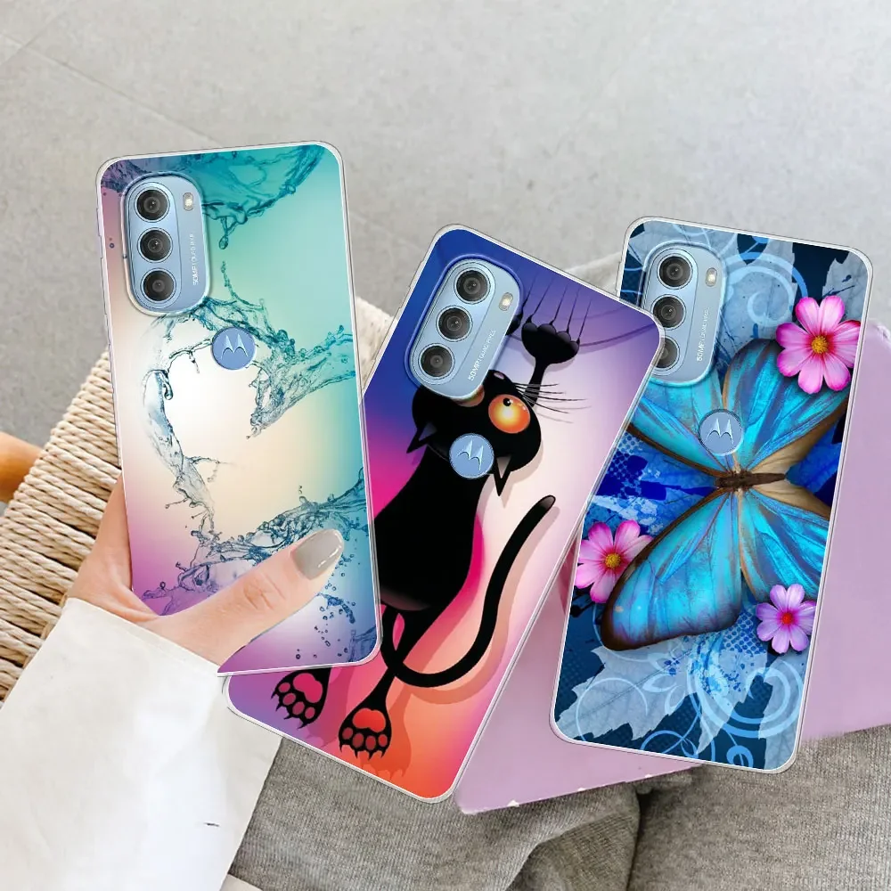 Чехол для Motorola Moto G31 G41 прозрачный мягкий Силиконовый ТПУ чехол телефона G51 G71 G71S