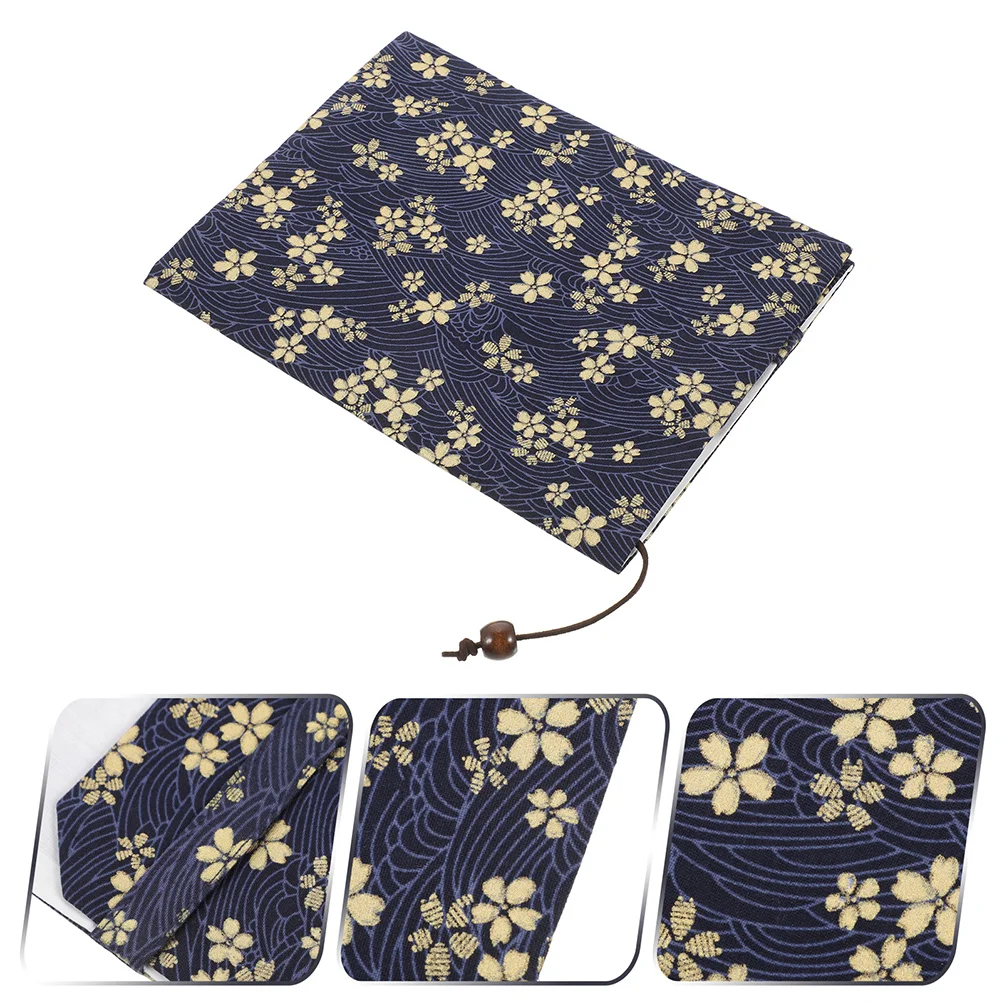 

Book Cover Decorative Sleeve Flower Fashion Delicate Protector Cloth Fabric Hand-made Student Decorations