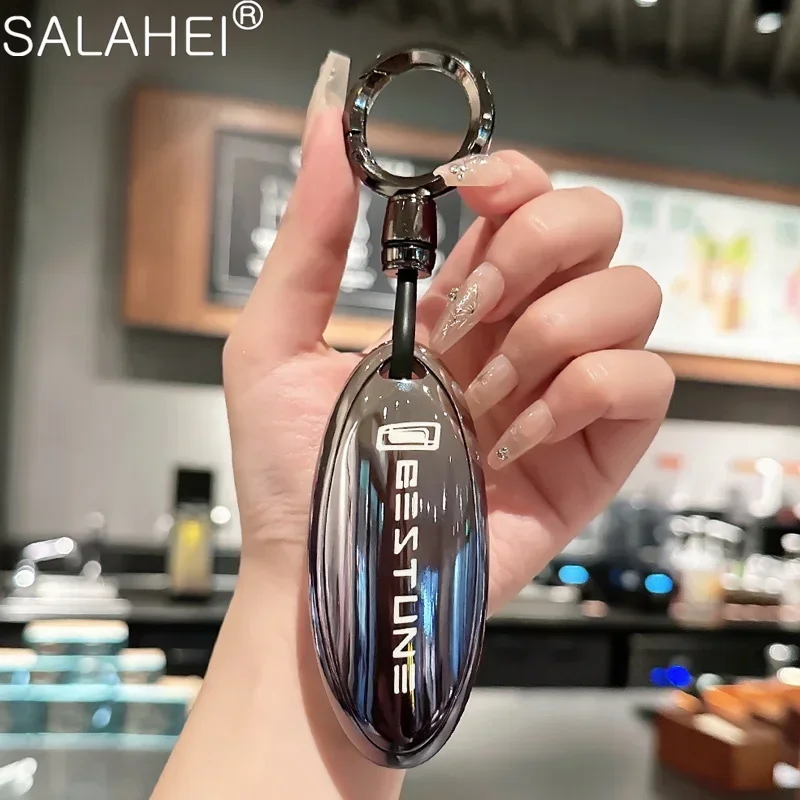 

Чехол из ТПУ для автомобильного дистанционного ключа, защитный держатель, сумка для FAW Bestune T77 T77pro 2021, новый B70 с пряжкой T55 T33 T99, аксессуары