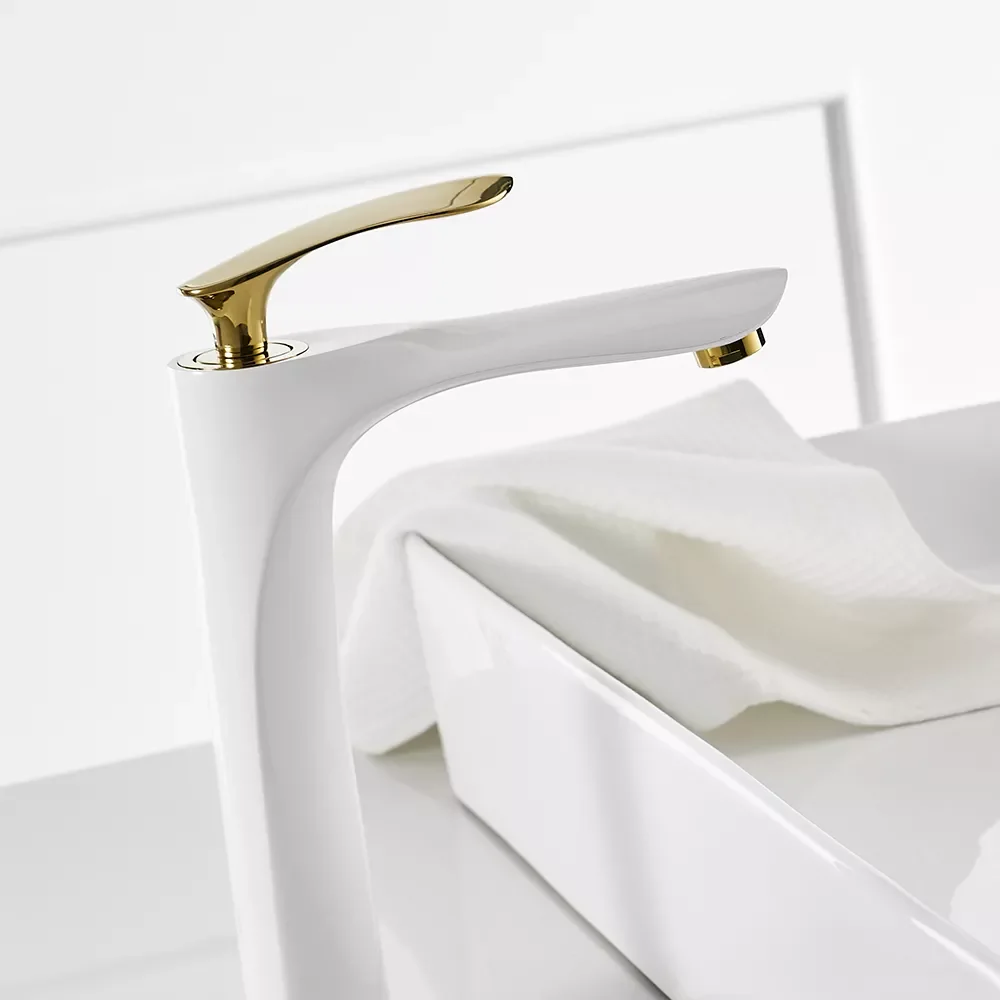 

Basin Faucets Bath Water Basin Mixer Tap Bathroom Faucet Hot and Cold Chrome-plated Brass Toilet Sink Water Crane Gold Mixer 228
