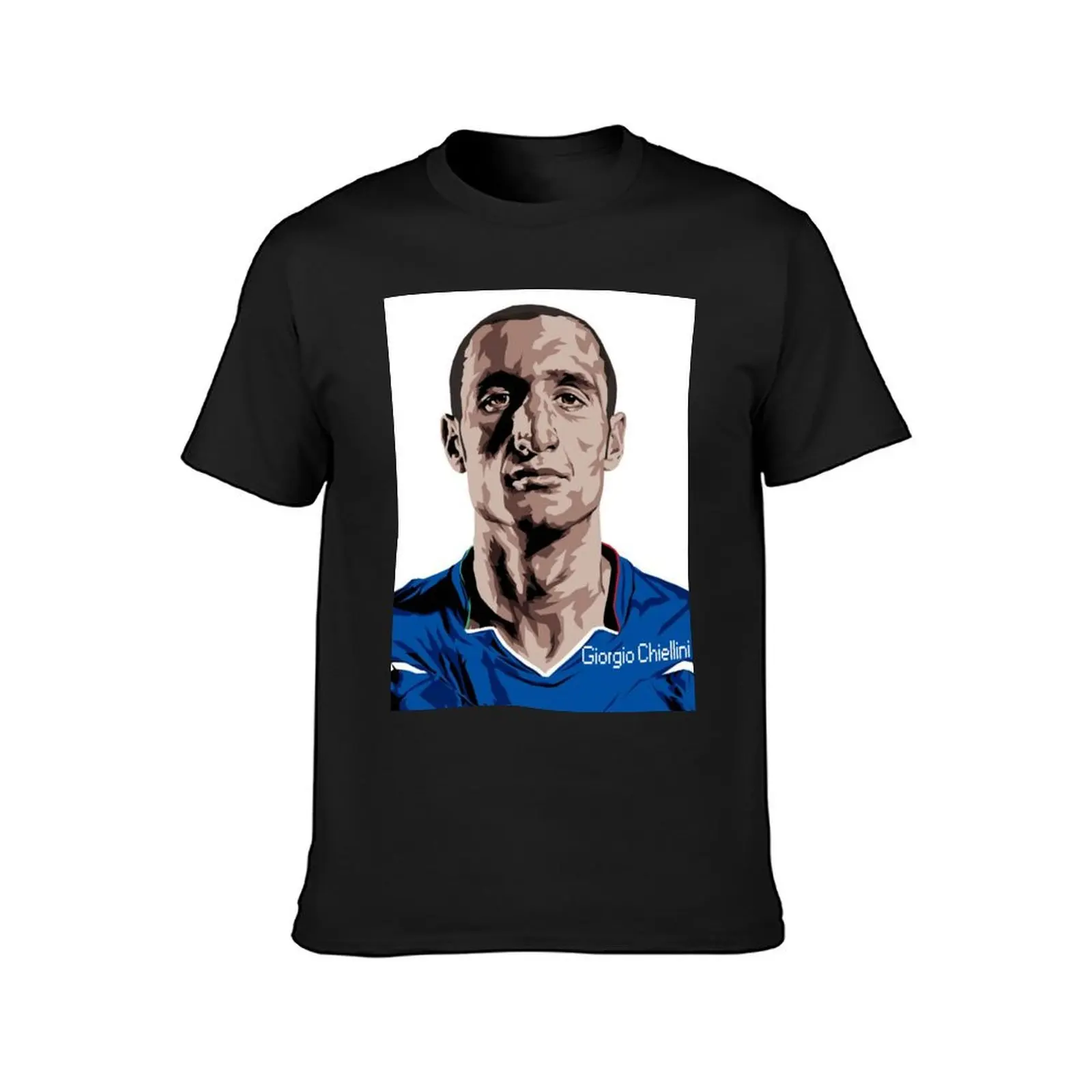 Мужская футболка с рисунком Chiellini Illustration большие и высокие футболки