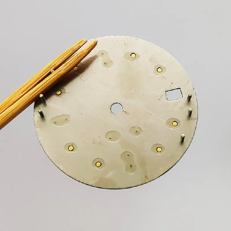 Modified dial black green gold nails C3 luminous watch accessories Yuanzu  abalone turtle SKX007 watch 28.5mm NH35A/36 movement