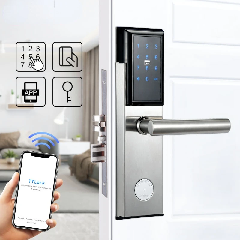 

Electronic Door Lock,Smart Bluetooth Digital APP Wifi Keypad Code Keyless Door Lock,Password Keyless Door Lock Electronic Sale