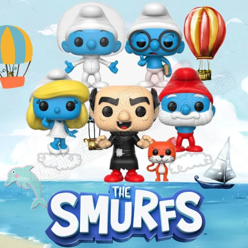 Оригинальная фигурка Funko Pop «Смурфики»: Смурфетта, Гаргамель. Модная игрушка, украшение для комнаты, подарок для мальчика. (art.: 3920dcde73d15) - 3920dcde73d15