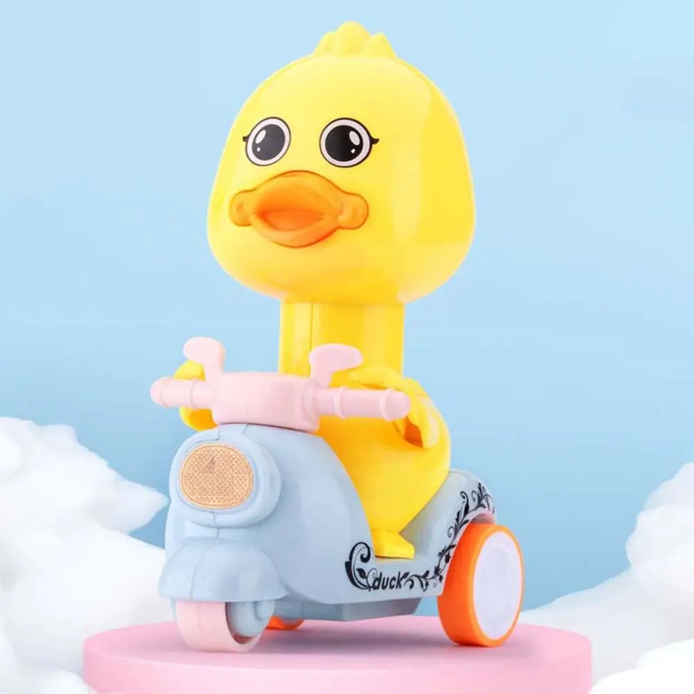 

Creative Duck Motorcycle Motorcycle Toy Push-type Model Toy Puzzle Toy Educational Toy Duck Motorcycle Toy Wind up Toy