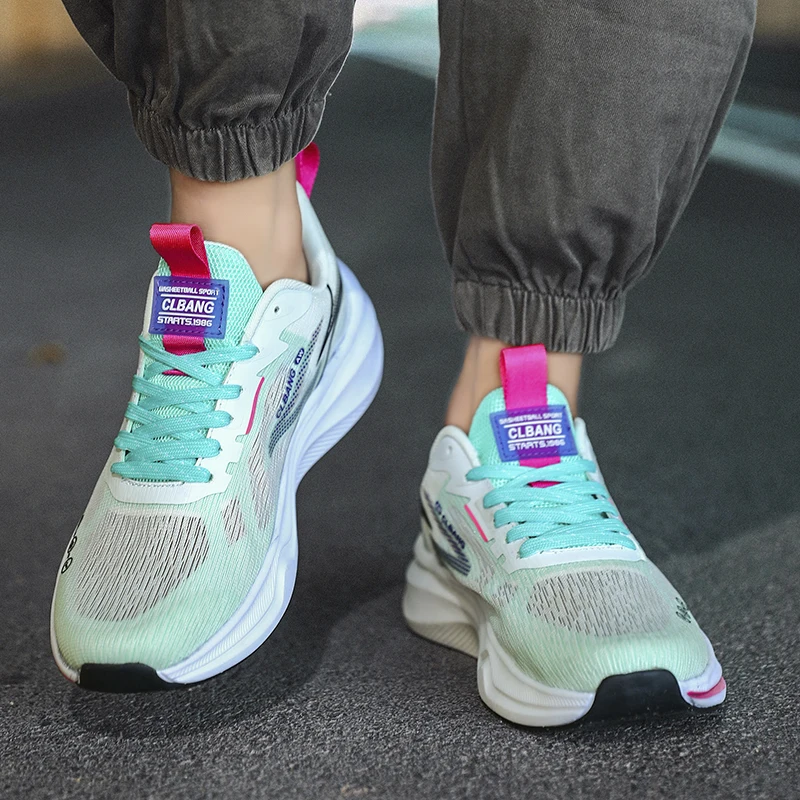 Легкие удобные мужские кроссовки для женщин мягкие амортизирующие спортивные