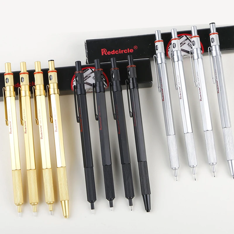 

Portaminas Lead Supplies Automatic Drawing Redcircle 0.7 0.5 2.0mm School Pencil Drafting Pencil Mechanical Art Vulpotlood