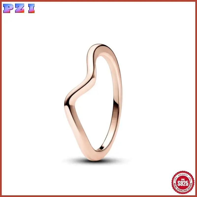 Новинка 2025 стерлинговое серебро 925 пробы двойное полосатое сердце полированное