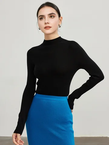 SuyaDream женский пуловер из мериносовой шерсти