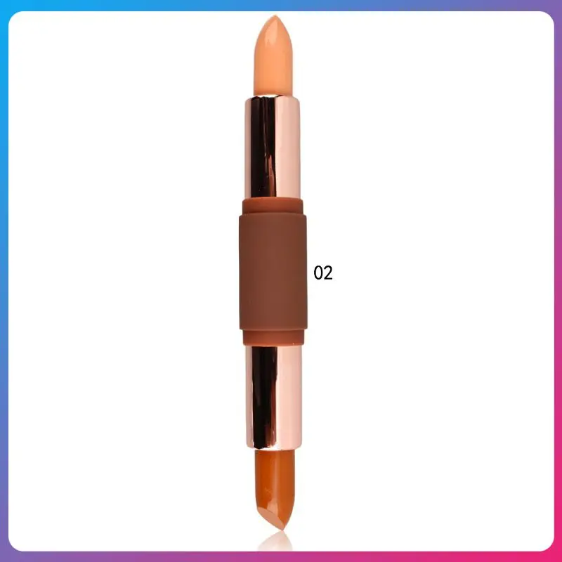 

High Gloss Repair Stick Brighten Shadow Stick Double Head Repair Stick Stereo Facial Primer Lying Silkworm Pen Concealer Pen