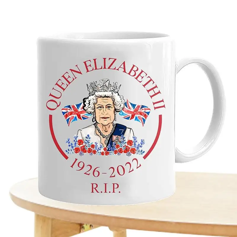

Queen Elizabeth II Mug 1926-2022 Queen Elizabeth II Remembrance Mug Gift Commemorative 70 Years Royal Souvenir Cup 400ml