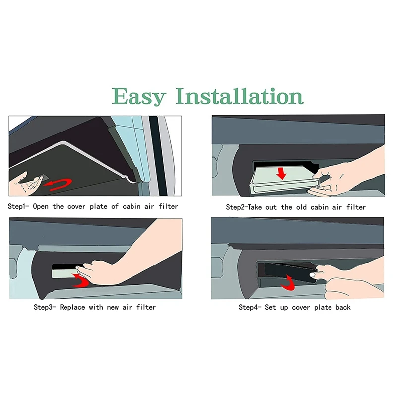 4 шт. Встроенная сетка кондиционера для Mazda 3 (2014-2018) 6 (2014-2020)