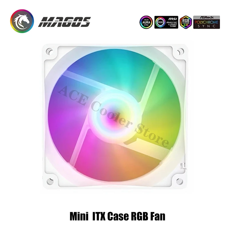 Корпус Mini ITX Вентилятор ARGB 8 см 9 Подходит для водяного/воздушного охлаждения