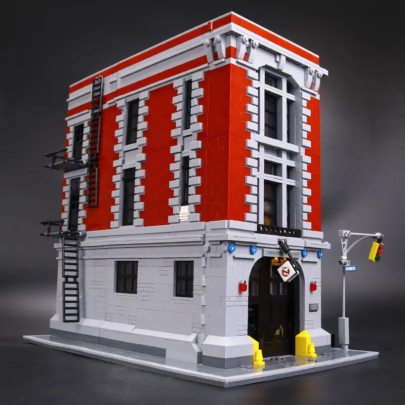 

2023 Classic Hot Sale Model Moc Modular Building Blocks Bricks Firehouse Headquarters Action Children Christmas Toys 75827