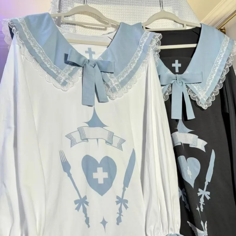 Японский дизайн Two Yuan юбка с длинными рукавами осеннее новое платье