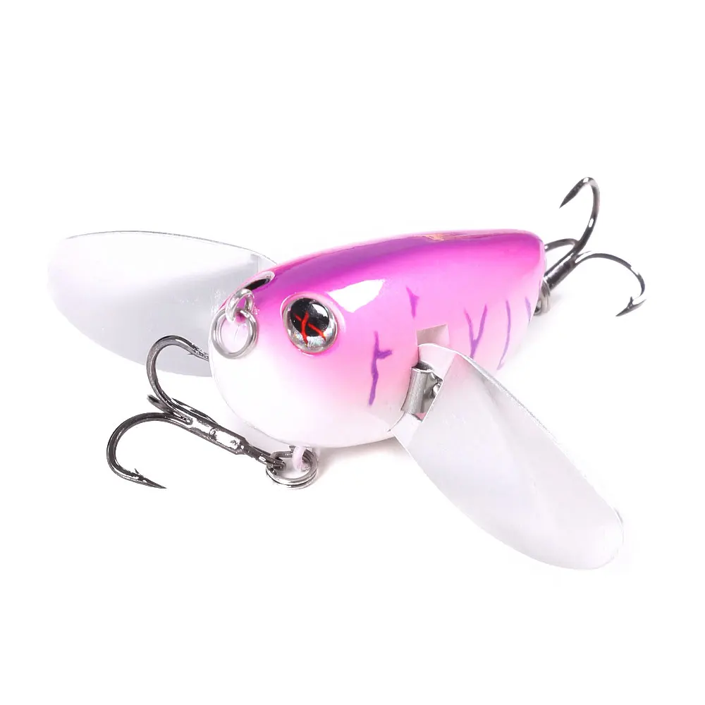 

HENGJIA Topwater Wobbler Bionic Cicada 6CM-12.5g Floating isca Artificial Hard Plastic Bait with Metal Wings Fishing Lure