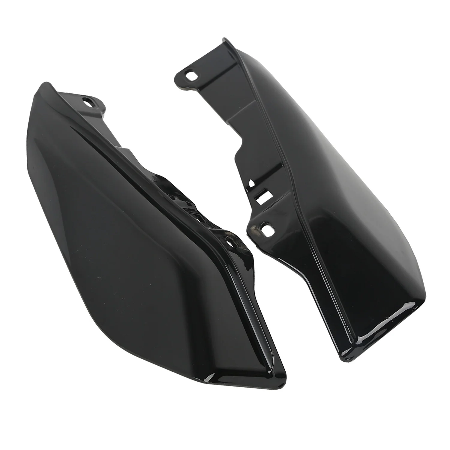 Glossy Black Mid-Frame Air Deflector Heat Shield Guard For Harley Touring Road Glide Electra Street Glide CVO 2017 2018 2019 20