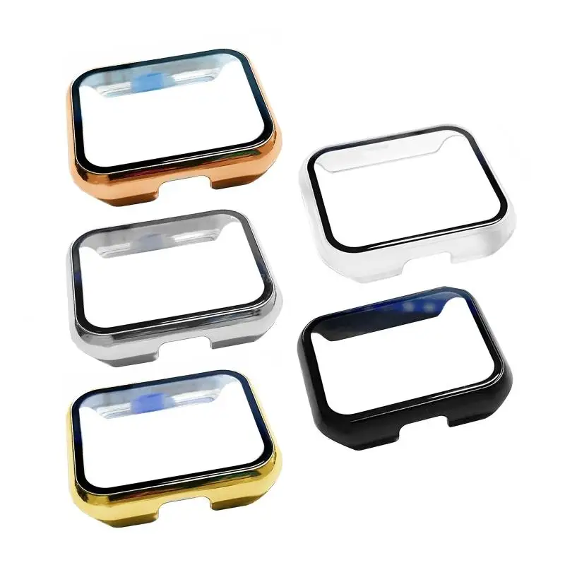 

Защитное закаленное стекло R2LB, Жесткий Чехол из поликарбоната, совместимый с RealmeWatch 2, умные часы, прозрачная Противоударная защита экрана