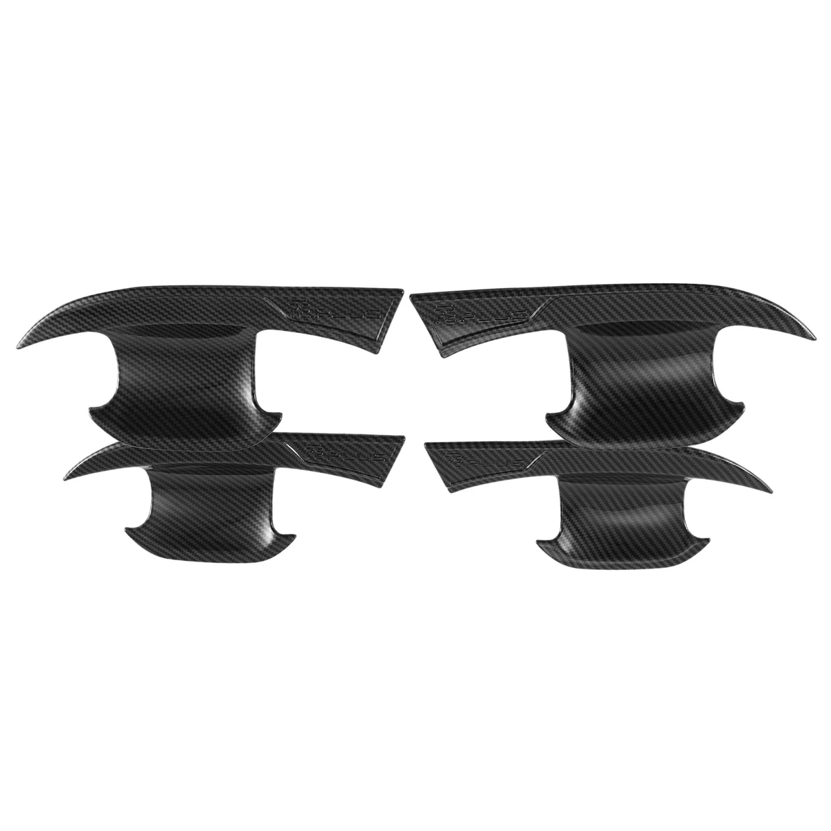 

For Atto 3 Atto 3 2022 2023 Car Accessories ABS Carbon Fiber Style Door Handle Bowl Cover Trim Protective Cover
