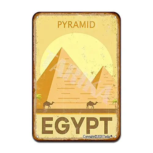 

Egyptegypt Iron Poster Painting Tin Sign Vintage Wall Decor for Cafe Bar Pub Home Beer Decoration Crafts