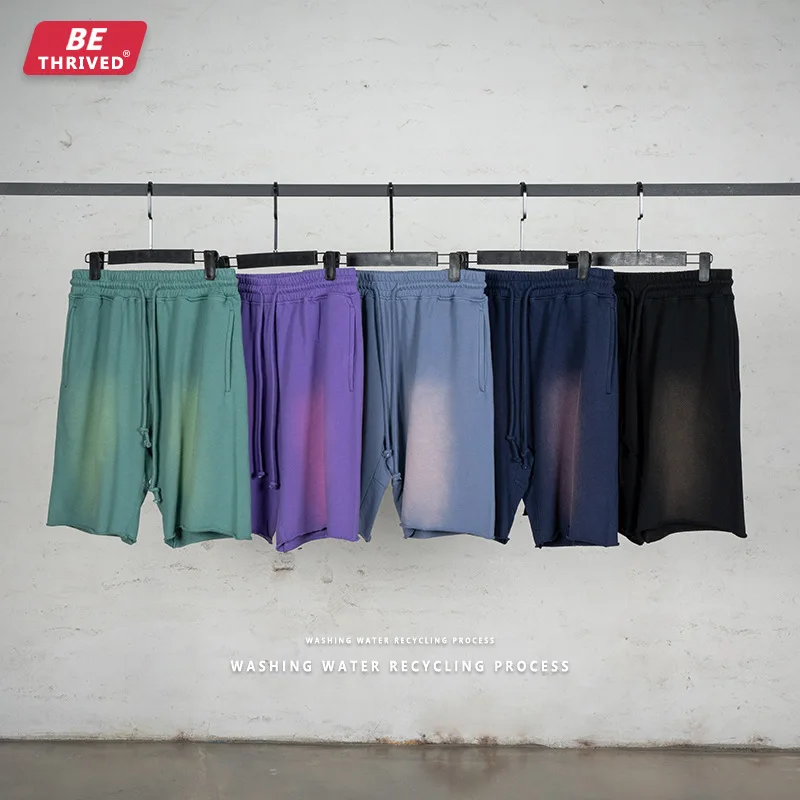 

Мужские свободные шорты BE | Весна/Лето 2022, потертые и старые свободные шорты Wasteland в европейском и американском стиле ретро