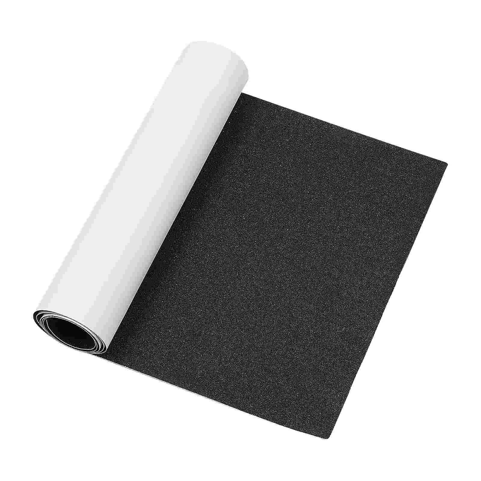 

LIOOBO Skateboard 80x20cm Grip Tape Sandpaper Sheet for Pedal Stairs Rollerboard Wheelchair (Black, Random Protective Film)