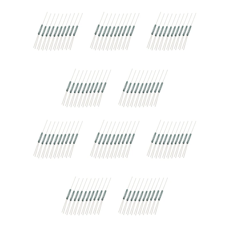 

100Pcs N/O N/C SPDT Reed Magnetic Switch Switches Replacement 2.5X14MM RI-90